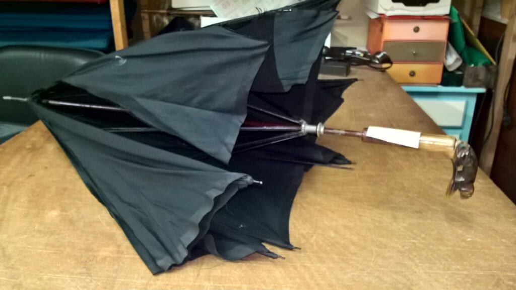 Restauration parapluies anciens