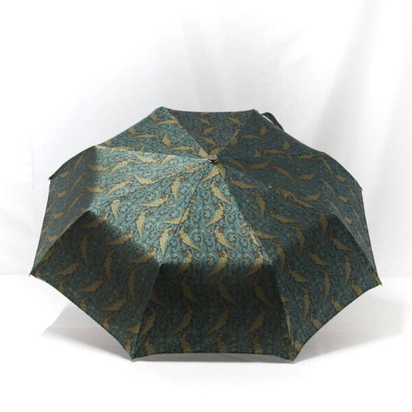Women's paisley woven folding umbrella