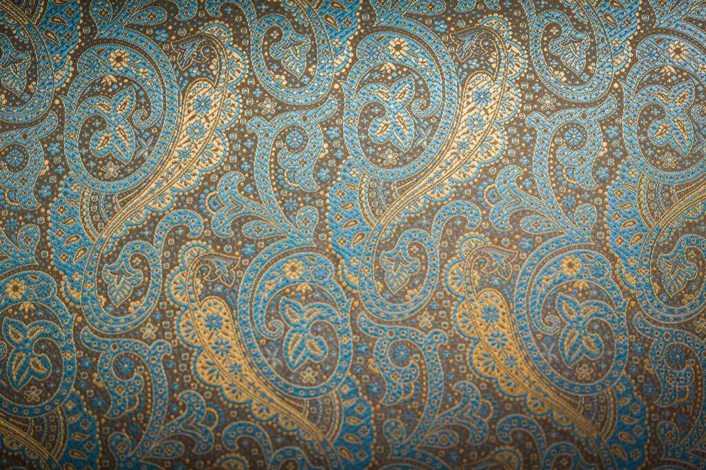 Paisley jacquard fabric